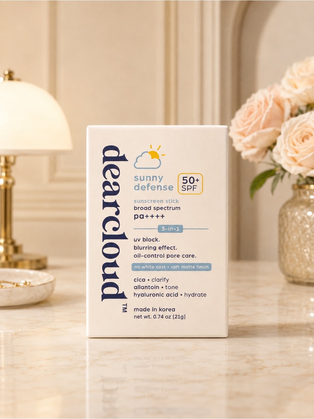 dearcloud Sunny Defense Sunscreen Stick SPF 50+ PA++++ 0.74 oz NIB